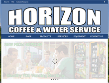 Tablet Screenshot of horizoncoffee.com